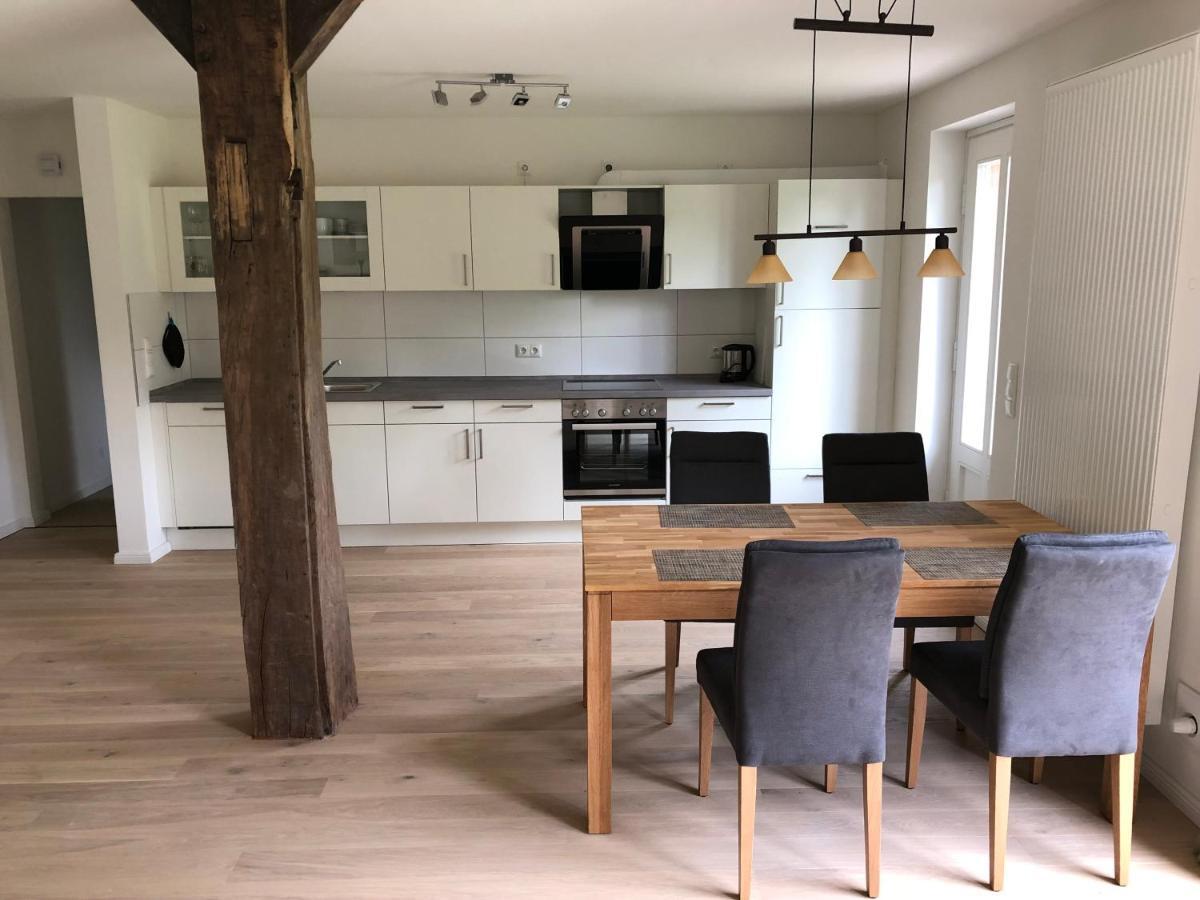 Modernes Apartment In Ruhiger Lage, 70Qm, 4 Personen Brietlingen Bagian luar foto